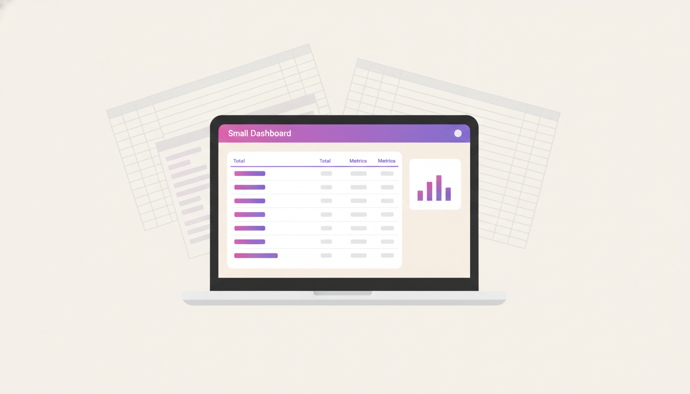 Records for a small business without Excel — stock, expenses, clients